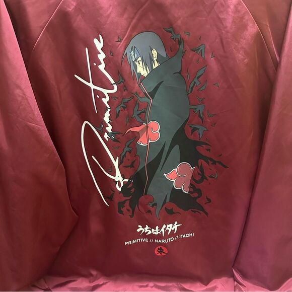 NARUTO Primitive x Naruto Burgundy Jacket XL - Picture 5 of 13